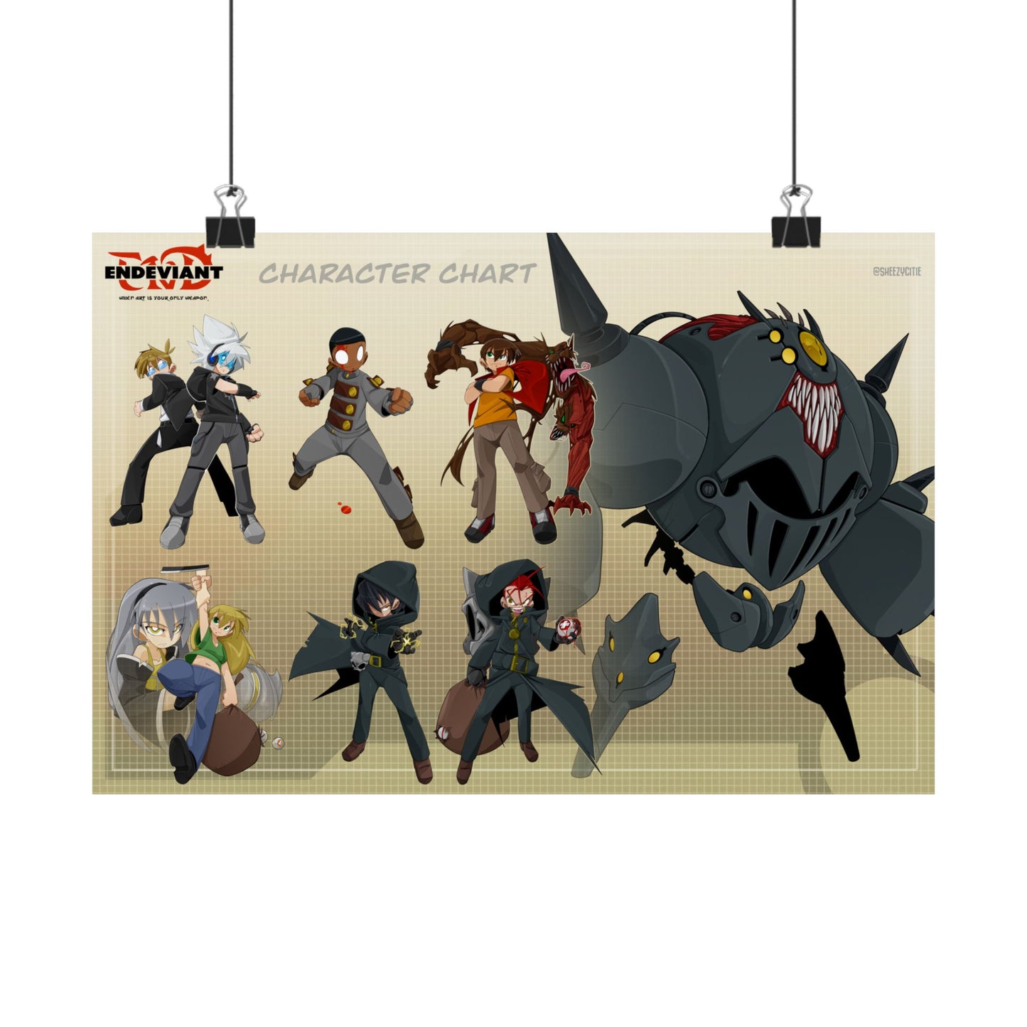 ENDeviant - Character Chart!