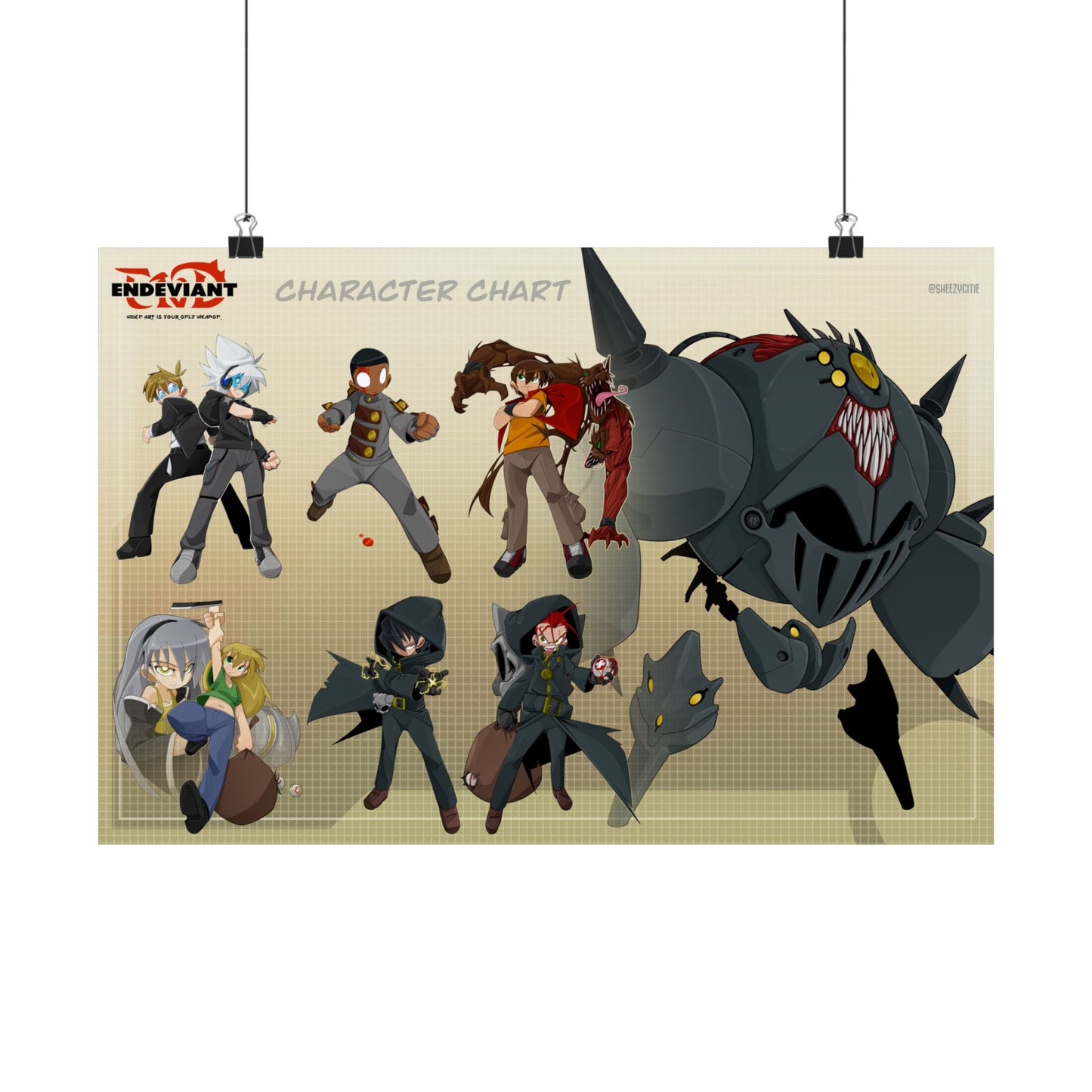 ENDeviant - Character Chart!